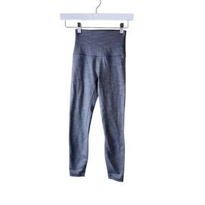 Lululemon Align Pant II High Rise Leggings 2 Heathered Grey Space Dye Yoga Pants